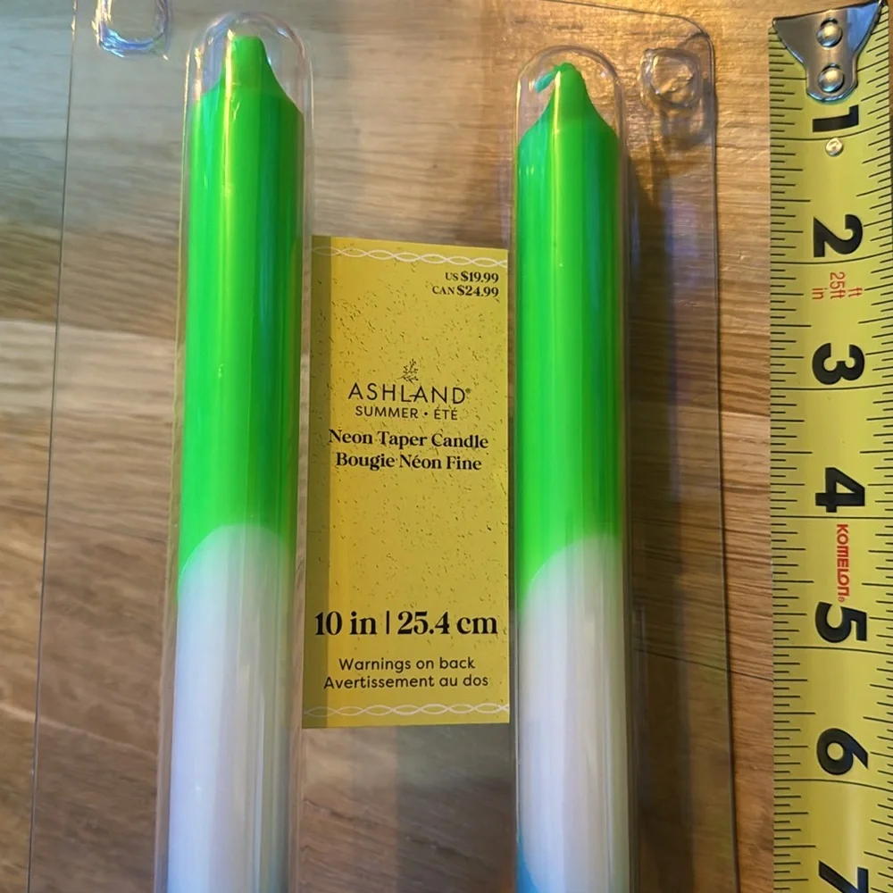 BRAND NEW Bundle of 2 - Ashland Neon Candles - Picture 8 of 8